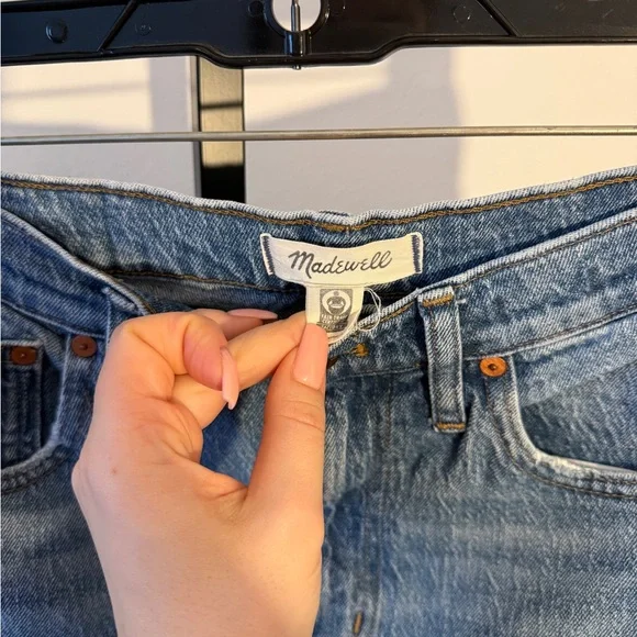 Madewell Light Blue High Rise Slim Boyfriend Jeans Size 27 - Picture 3 of 5